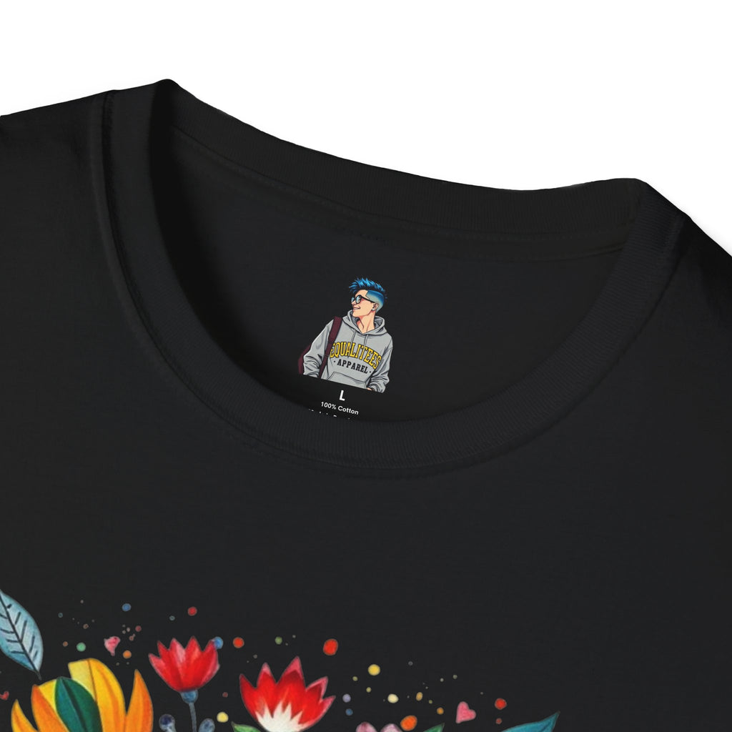 Love Everyone, Protect Planet Floral Graphic Tee