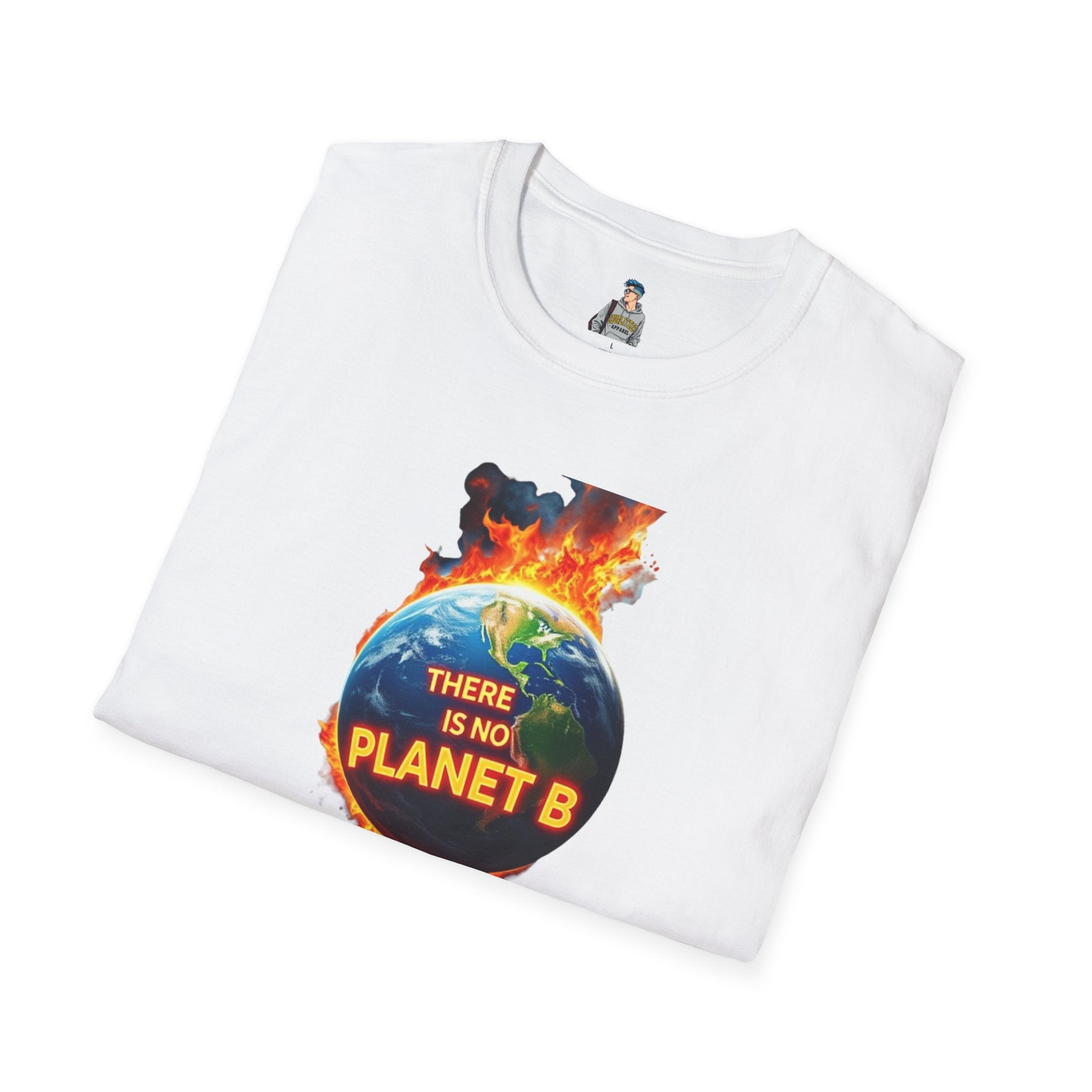 Unisex Softstyle T-Shirt - There is No Planet B Eco-Friendly Tee