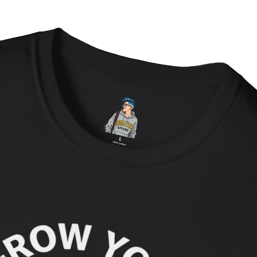 Grow Your Own Way Trans Pride Unisex T-Shirt - Floral Design for Garden Lovers