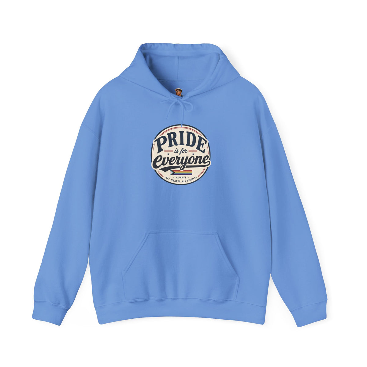 Pride Is For Everyone Pullover Hoodie — Vintage Graphic Inclusivity Sweatshirt