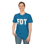 FDT Political Protest Distressed Graphic T-Shirt