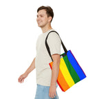Rainbow Pride Flag Tote Bag