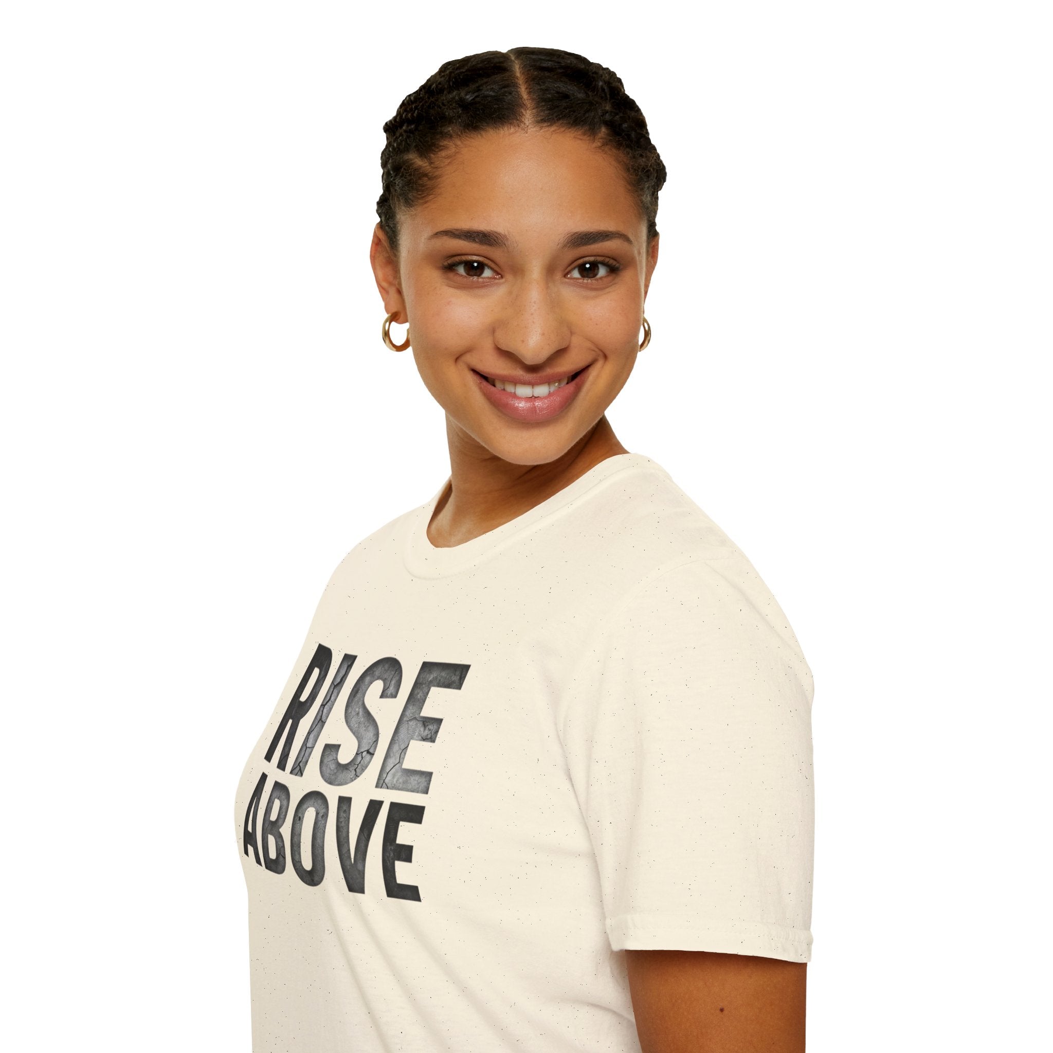 Rise Above T-Shirt — Motivational Graphic Tee