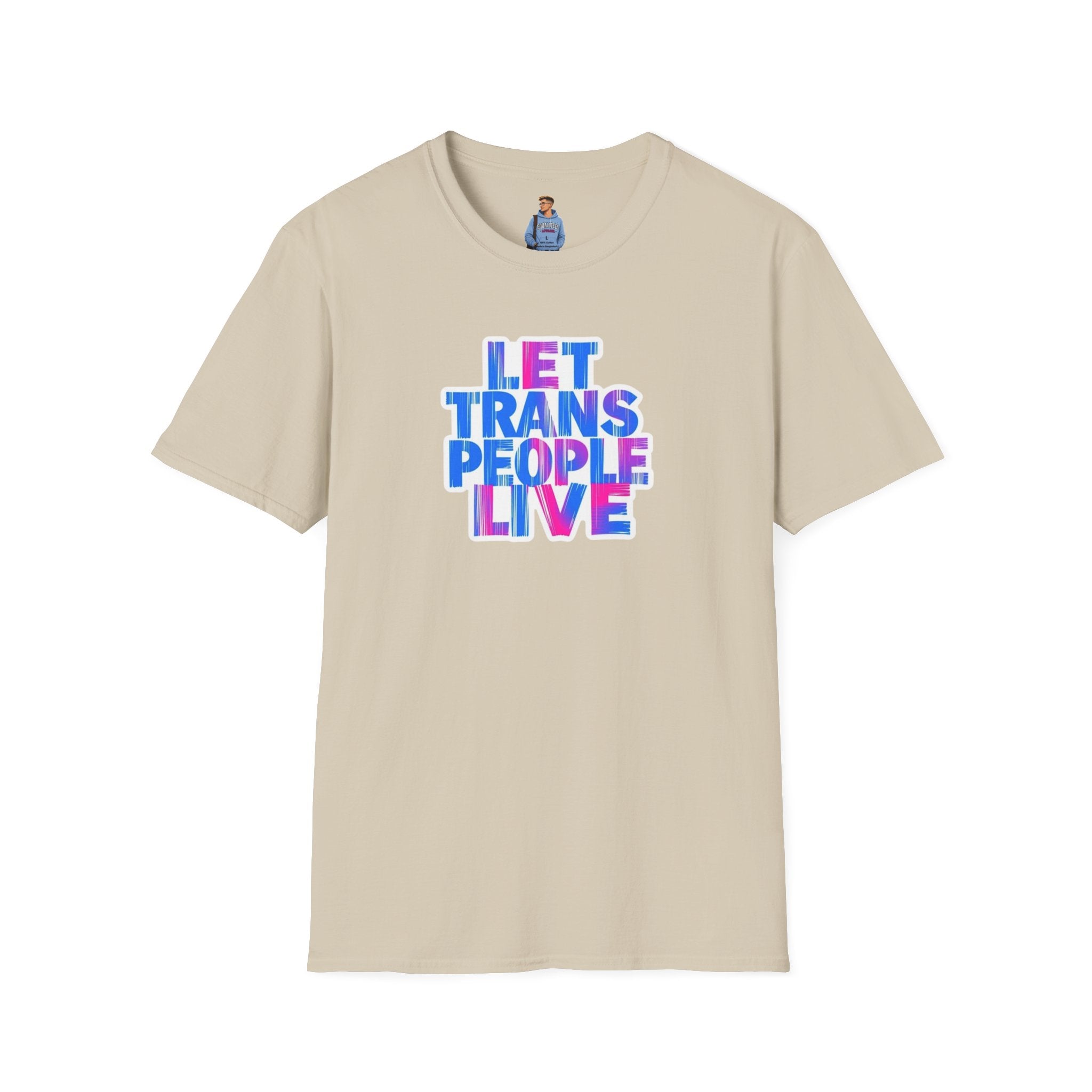 Let Trans People Live Unisex Softstyle T-Shirt