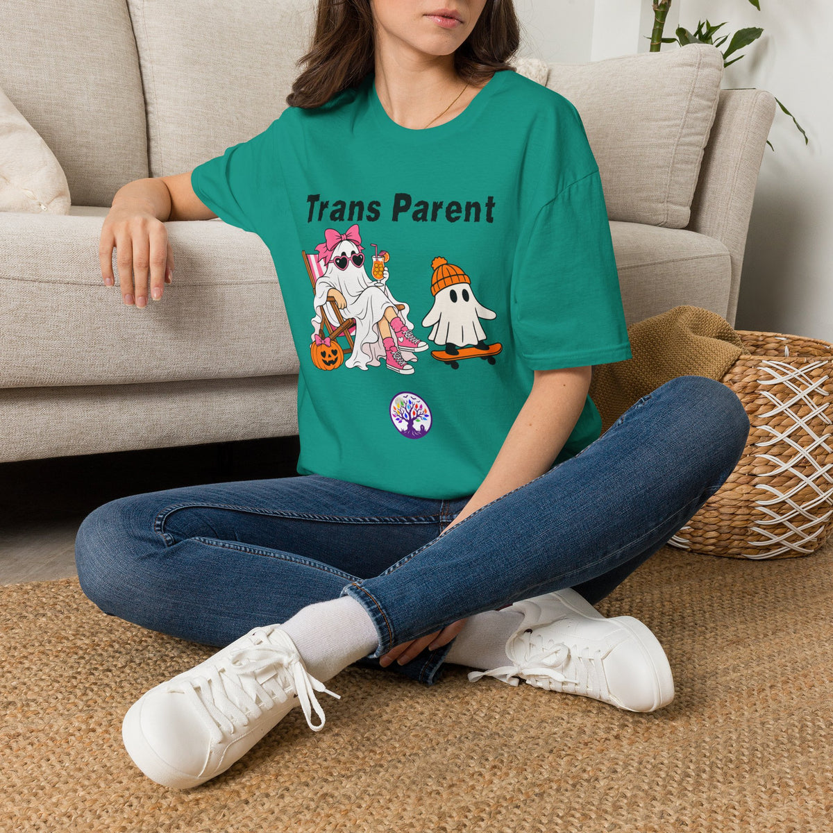 Trans Parent 3 Halloween Pride Tree Las Vegas T-Shirt