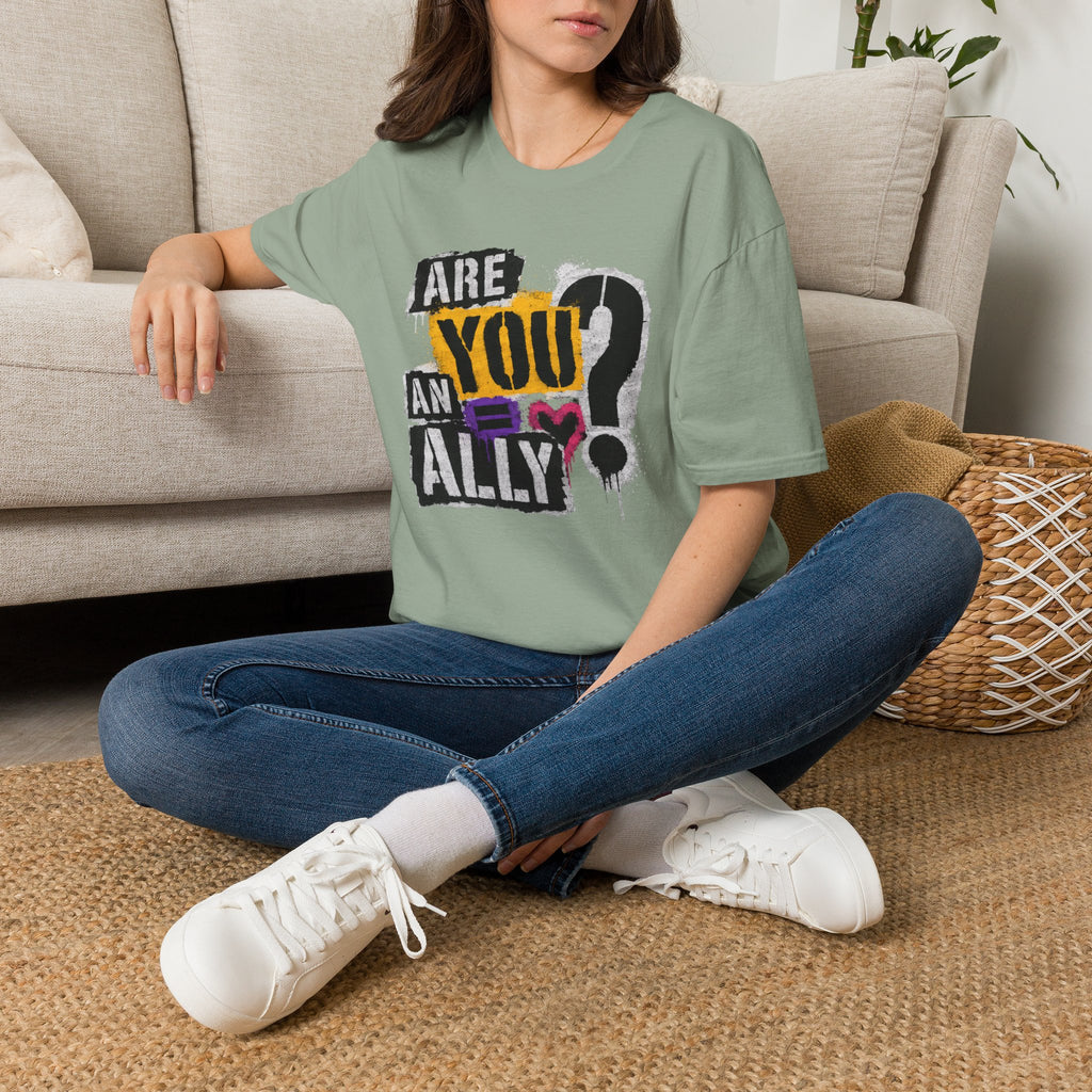 Are You An Ally? Graphic T‑Shirt — Pride & Allyship Tee