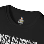 Voting Rights T-Shirt — Spanish "CONOZCA SUS DERECHOS"