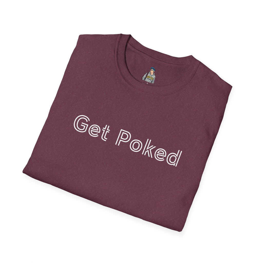Unisex Softstyle T-Shirt - "Get Poked - Vaccines Save Lives" Statement Tee