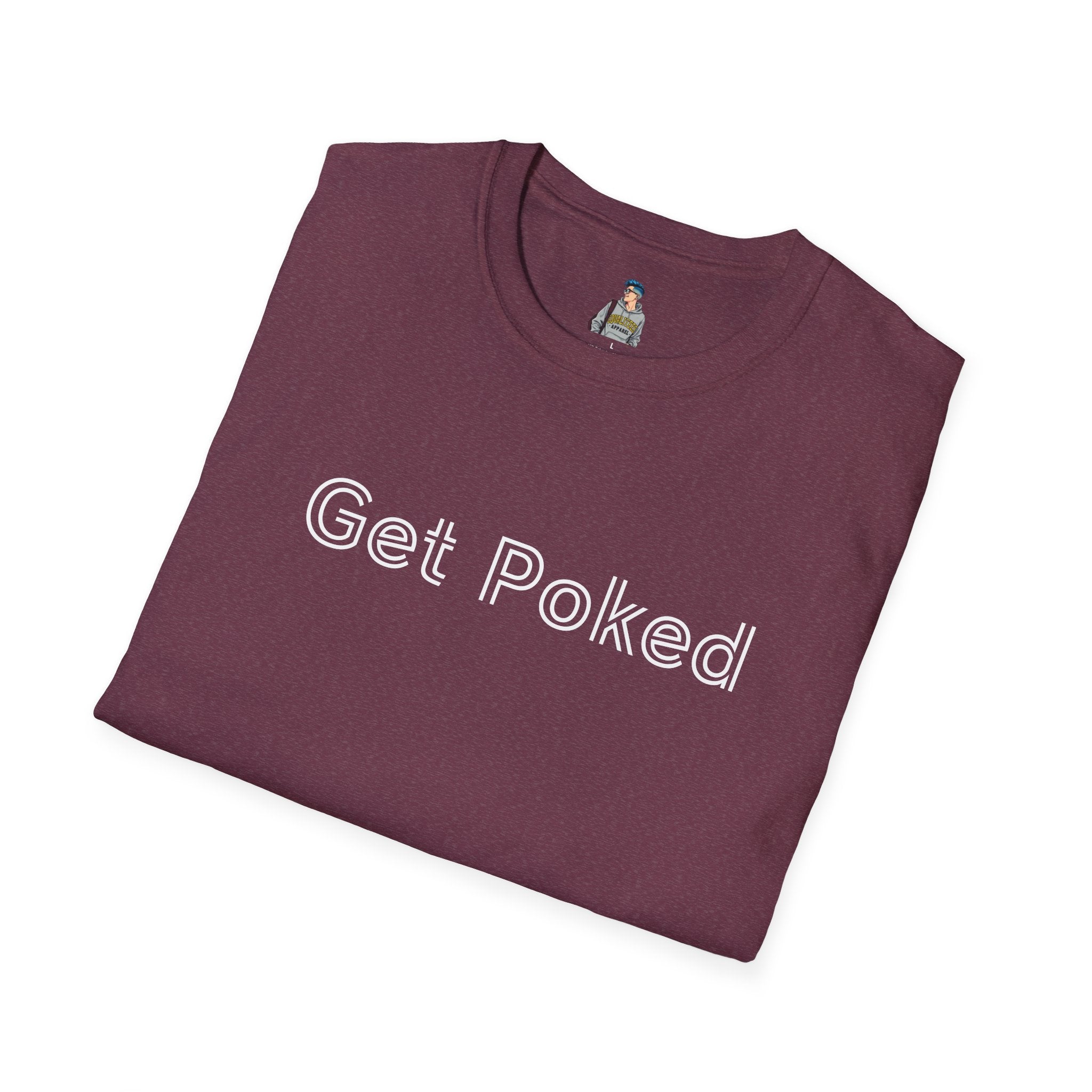 Unisex Softstyle T-Shirt - "Get Poked - Vaccines Save Lives" Statement Tee