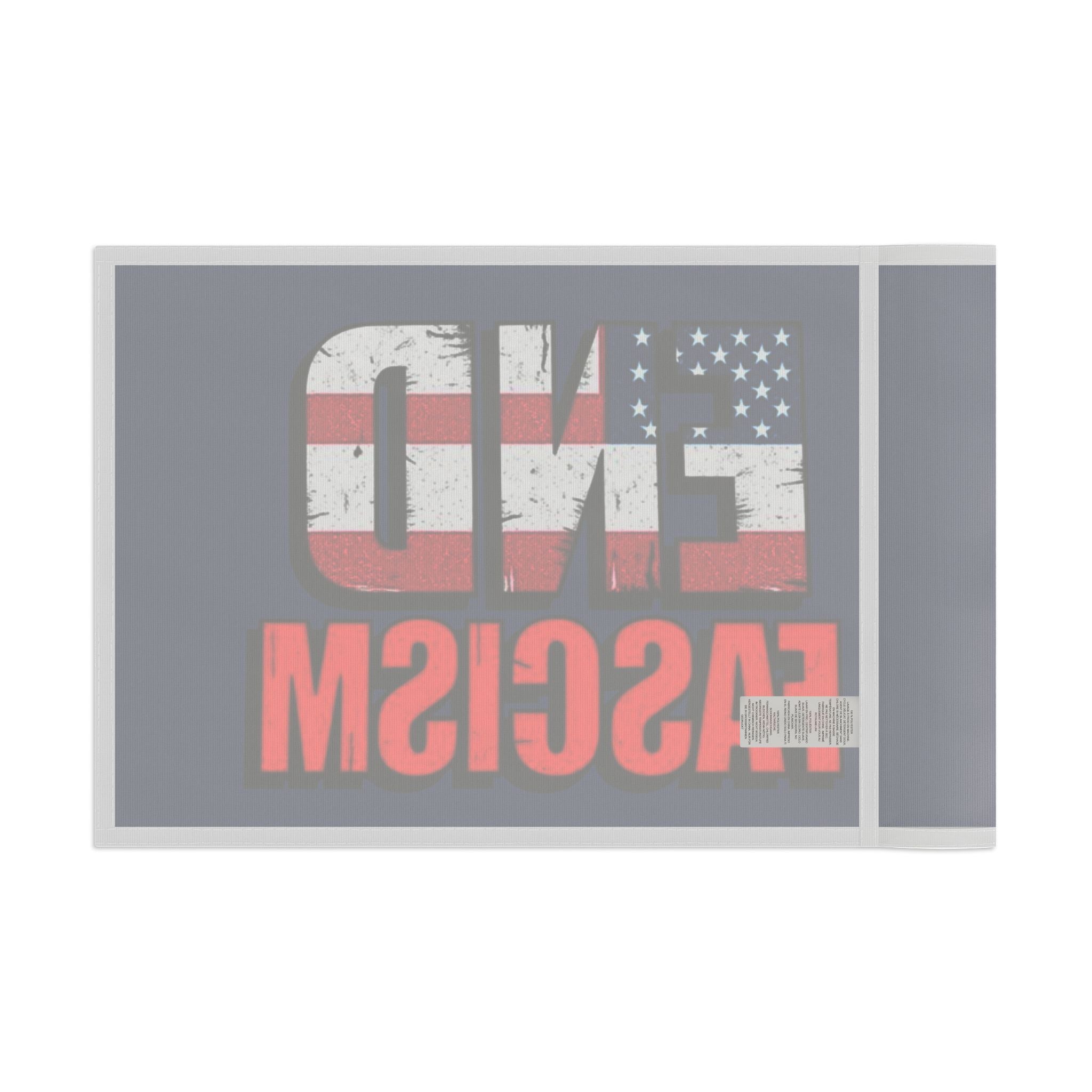 END FASCISM - Protest Flag