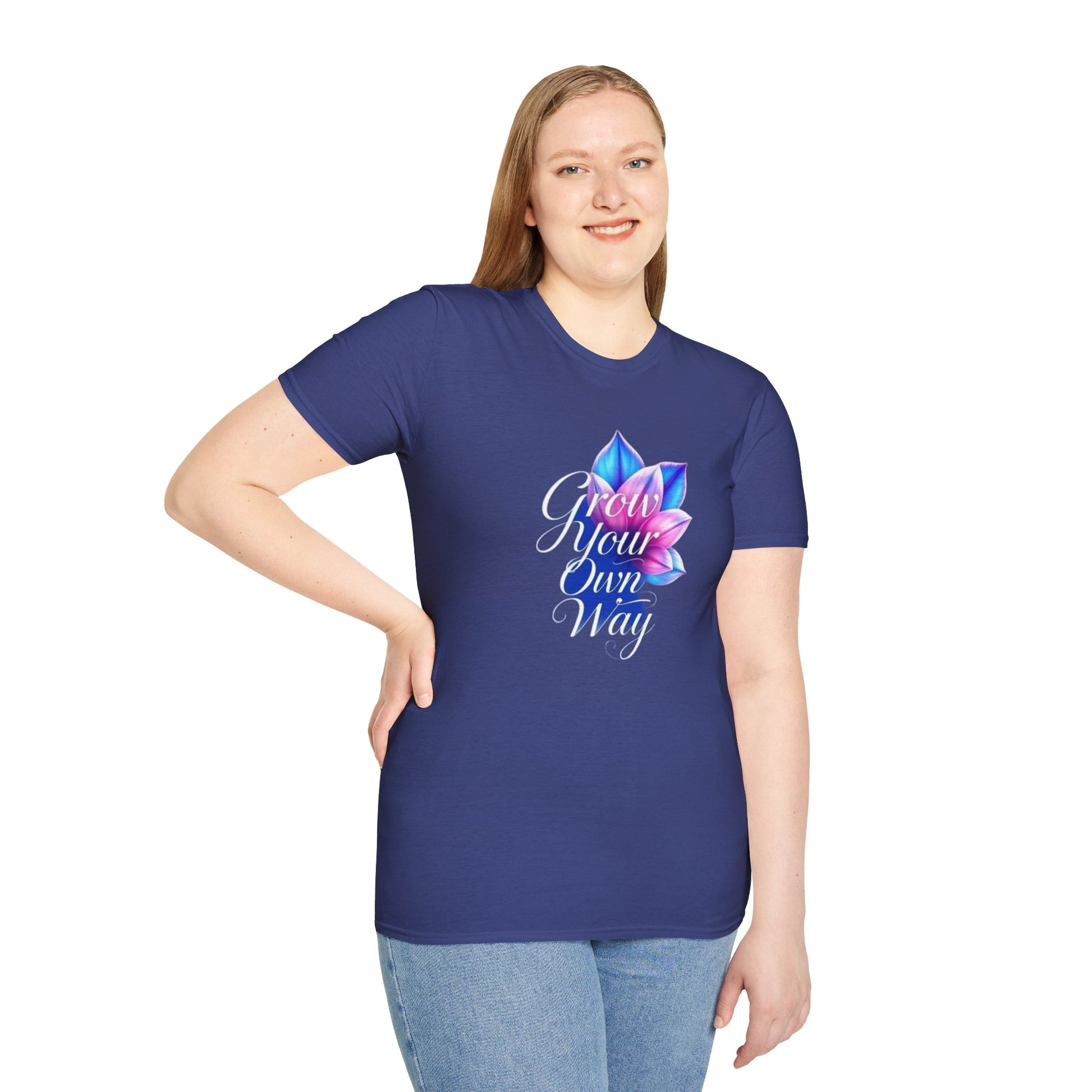 Empowerment Lotus, Grow Your Own Way T-Shirt