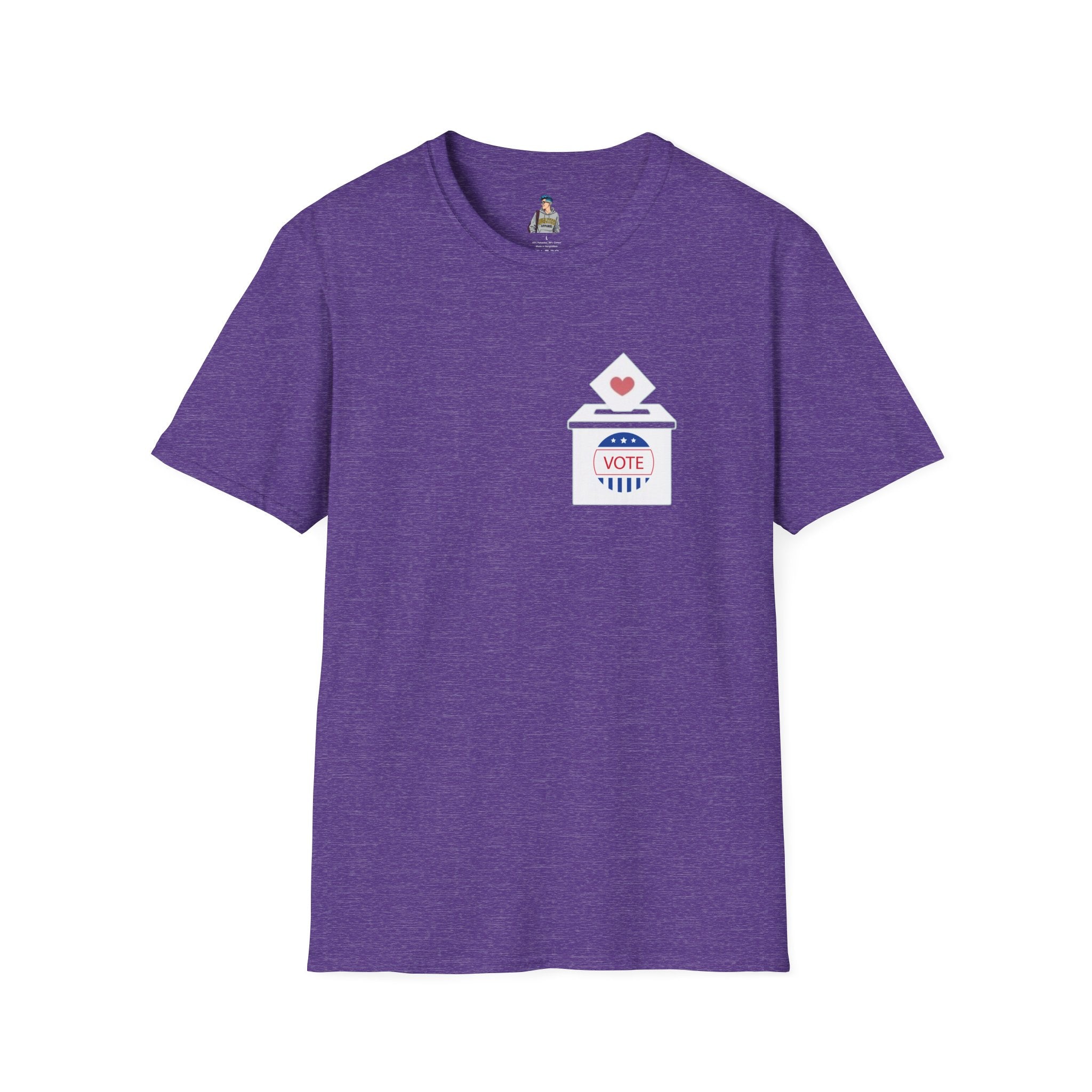 Vote with Your Heart Unisex Softstyle T-Shirt
