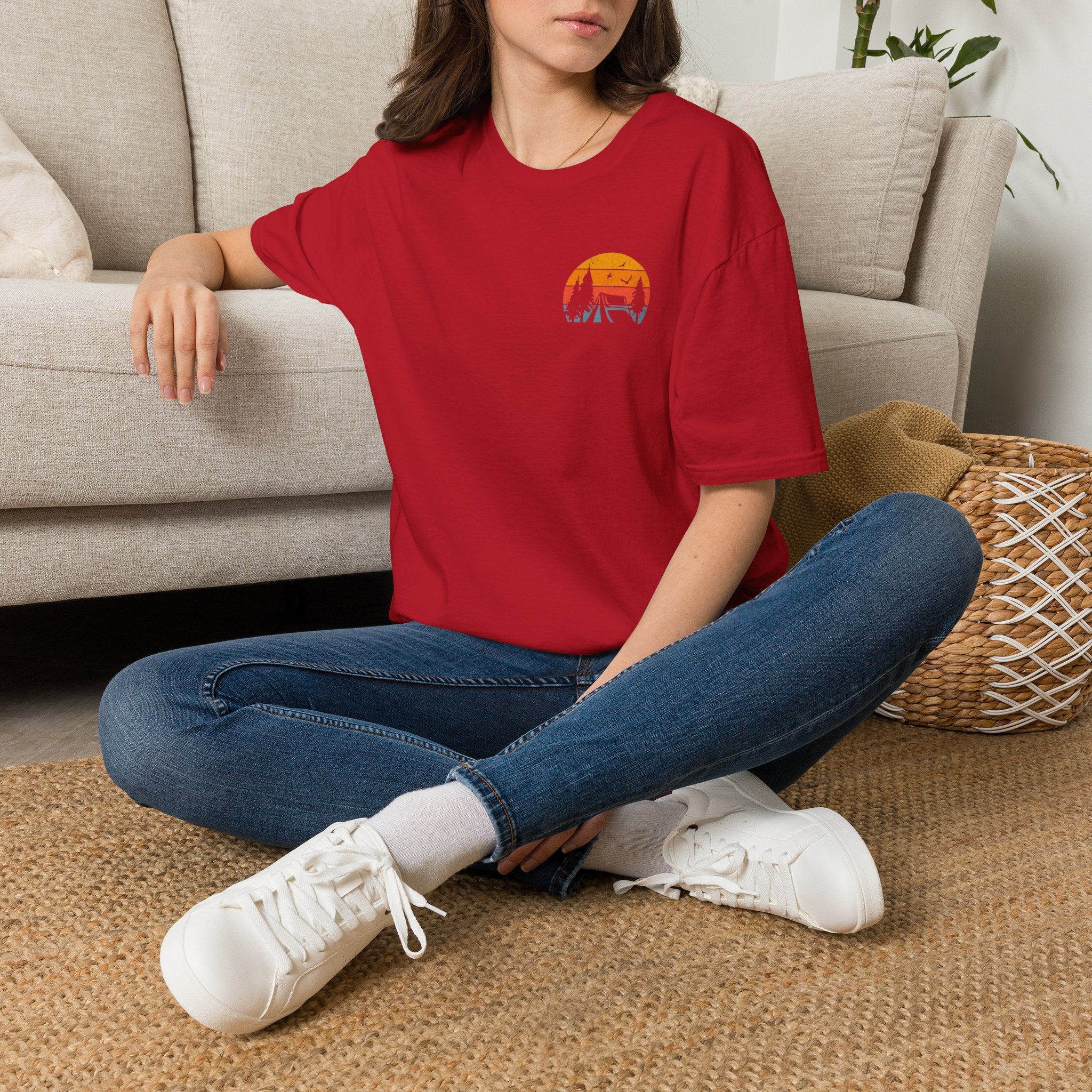 Unisex Softstyle T-Shirt - 'I'd Rather Be Camping' Adventure Tee