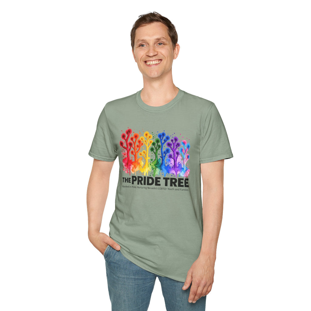 Pride Tree Las Vegas T-Shirt - Black Text