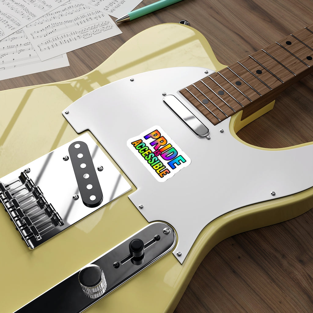 Die-Cut Stickers - PRIDE IS ACCESSIBLE