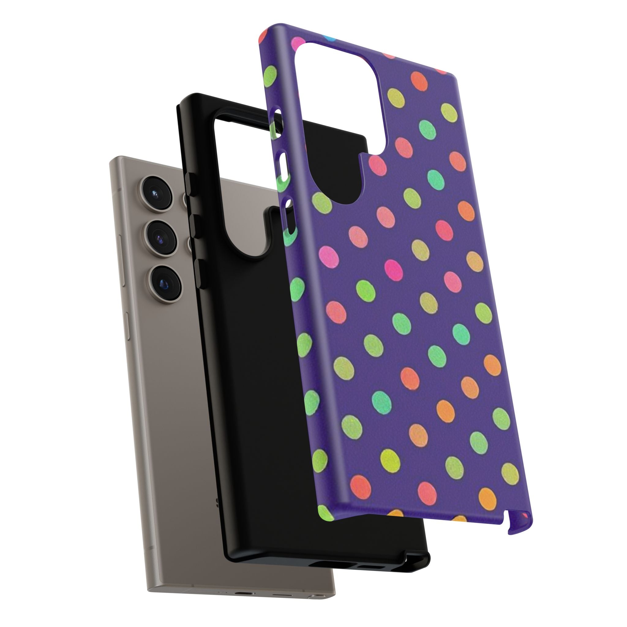 Colorful Polka-Dot Tough Case for Android