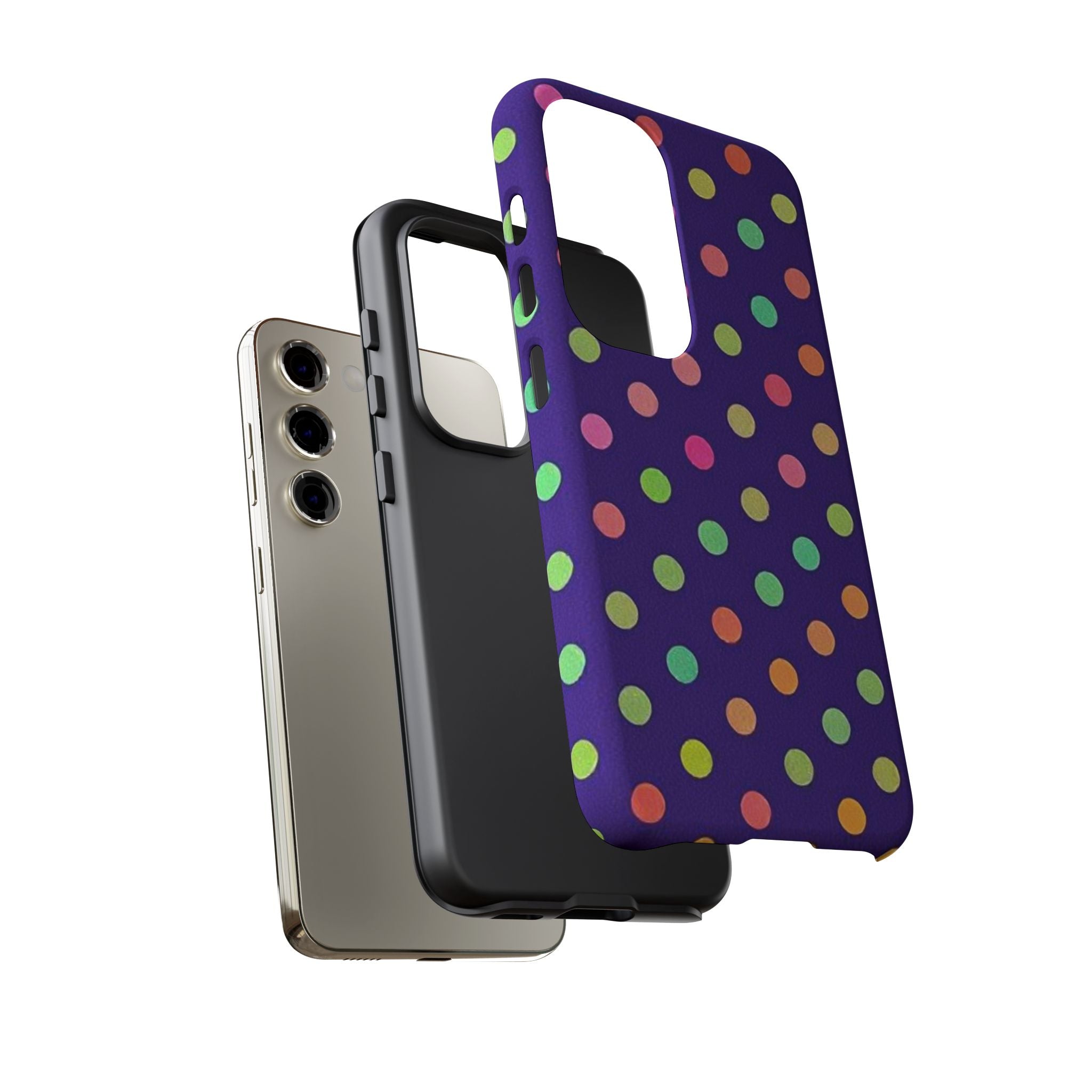 Colorful Polka-Dot Tough Case for Android