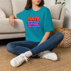 LGBTQ+ Pride Unisex T-Shirt - "Hate Never Made Anyone Less Queer" & "We All Belong" Design