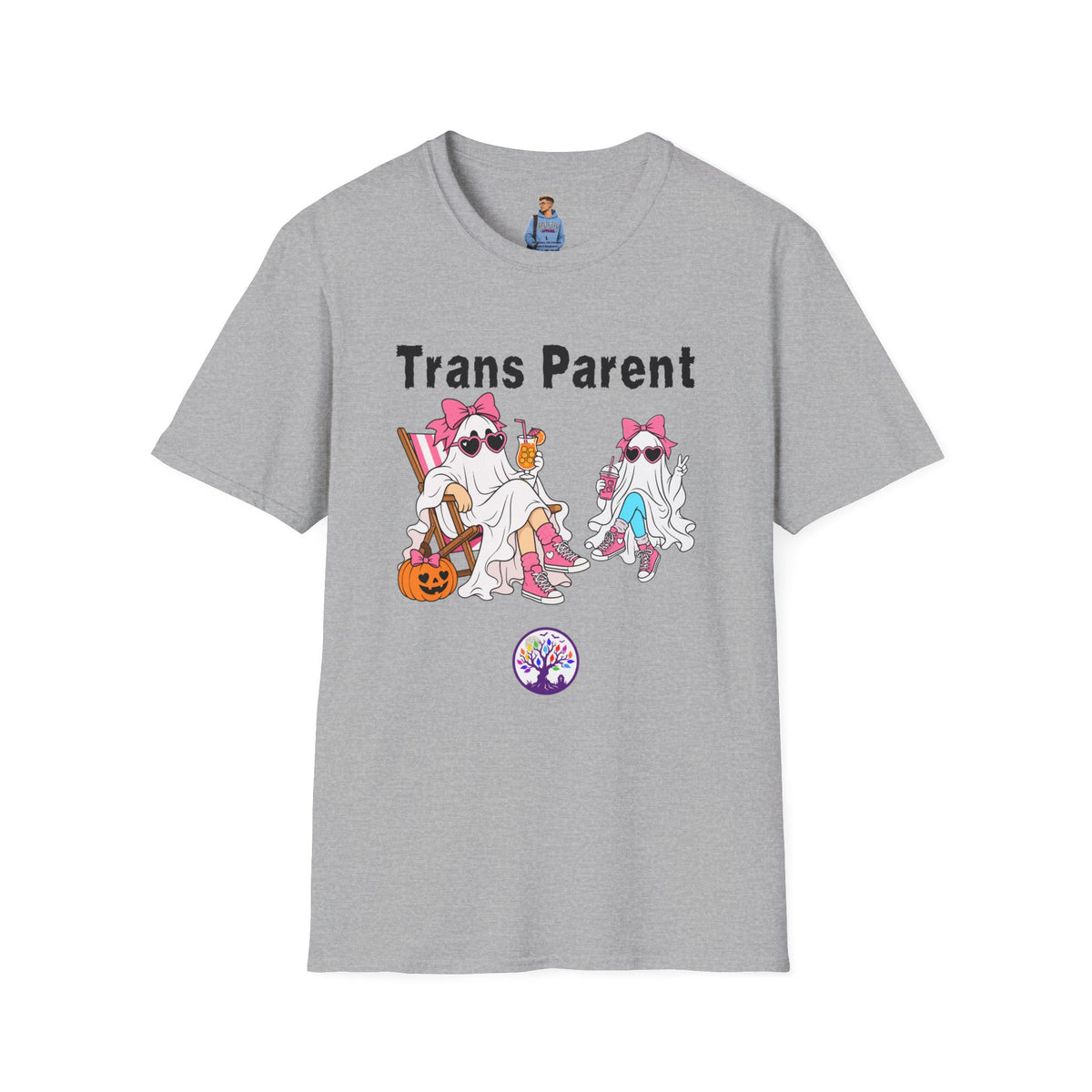 Trans Parent 1 Halloween Pride Tree Las Vegas T-Shirt