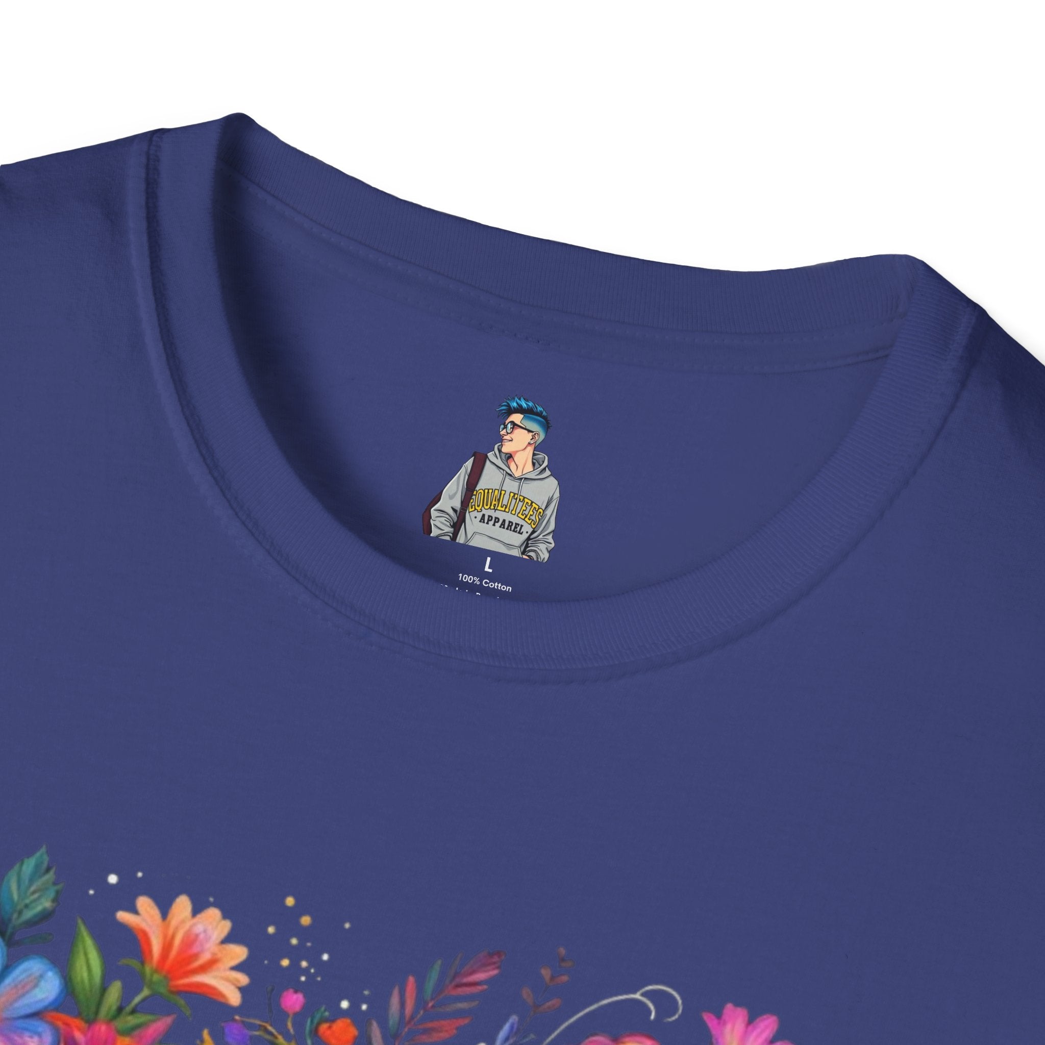 Floral 'FTP' Graphic T-Shirt