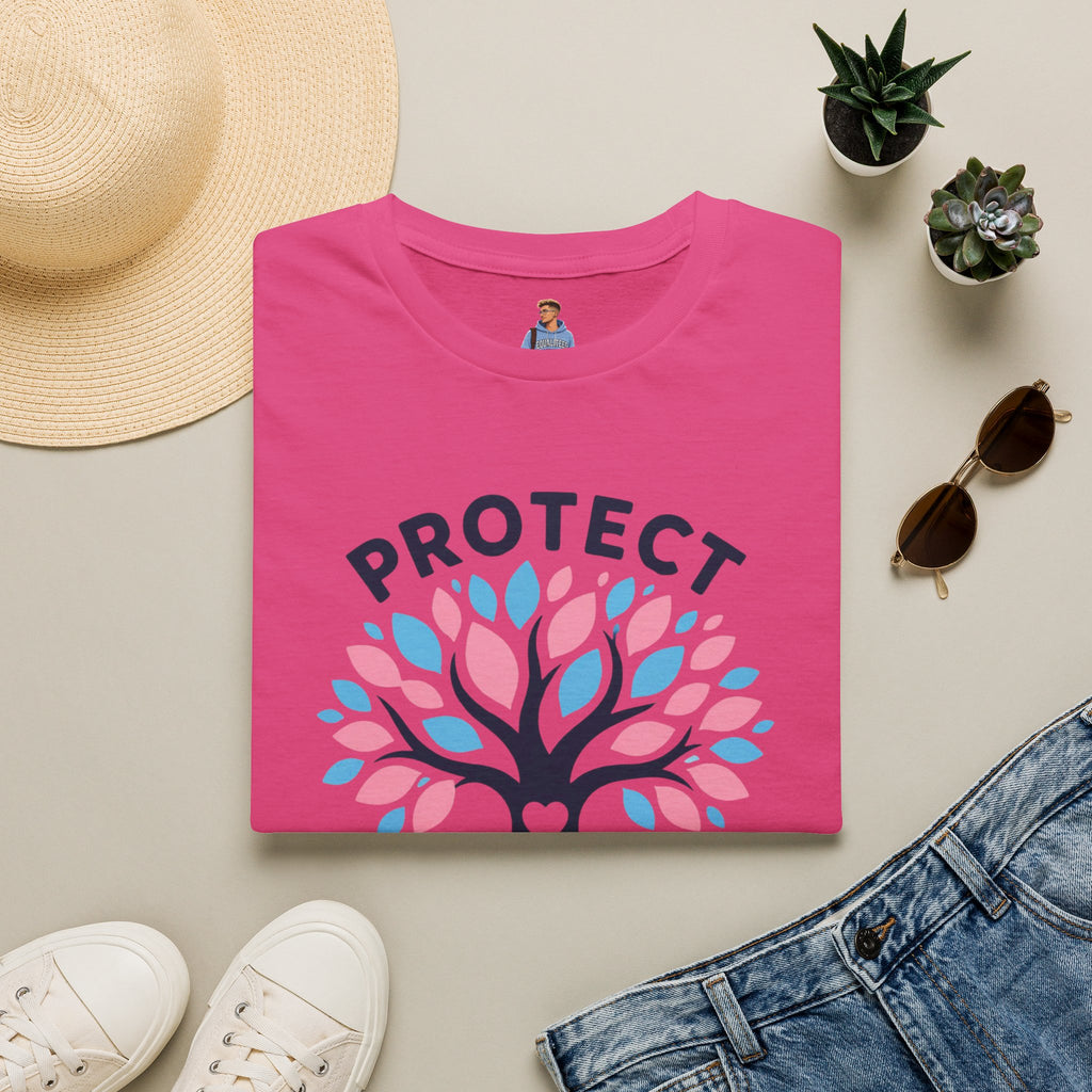 Protect Trans Kids Pride Tree Las Vegas T-Shirt