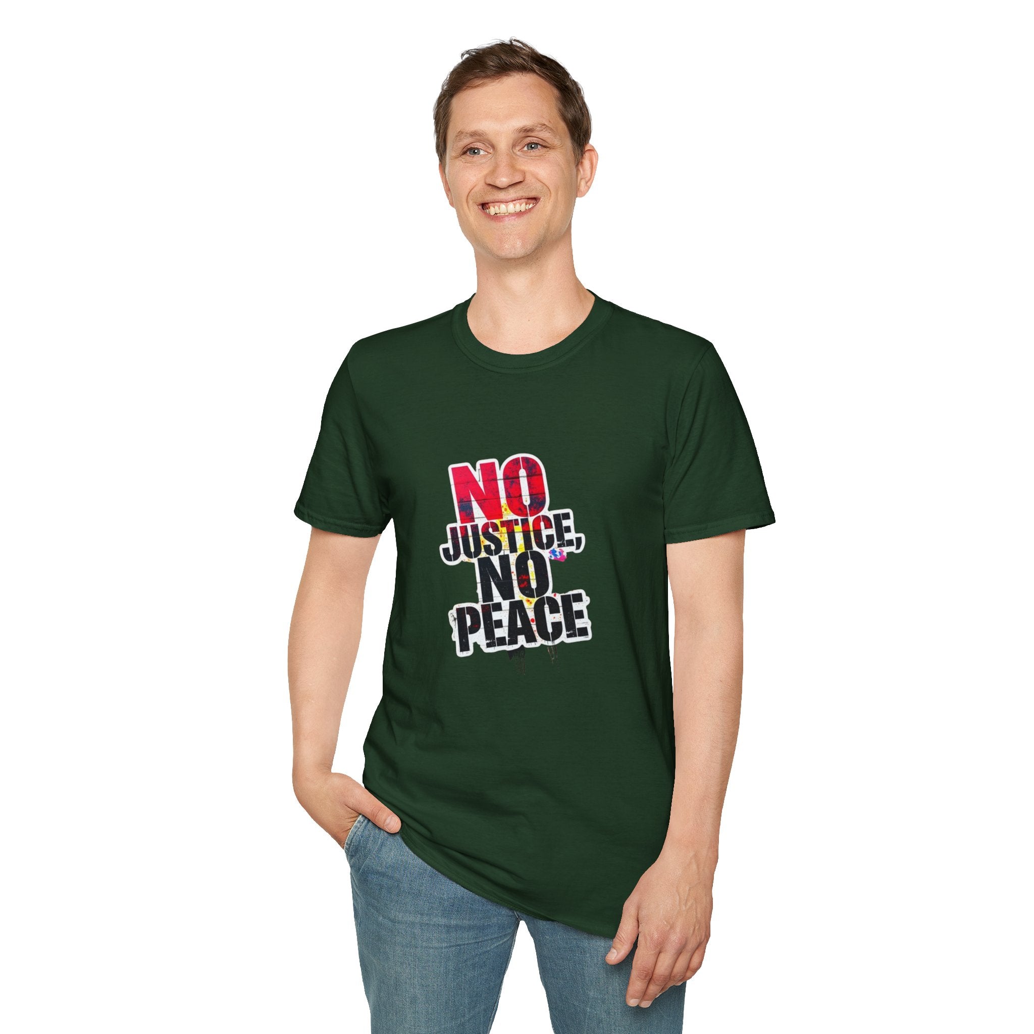 No Justice, No Peace Unisex Softstyle T-Shirt