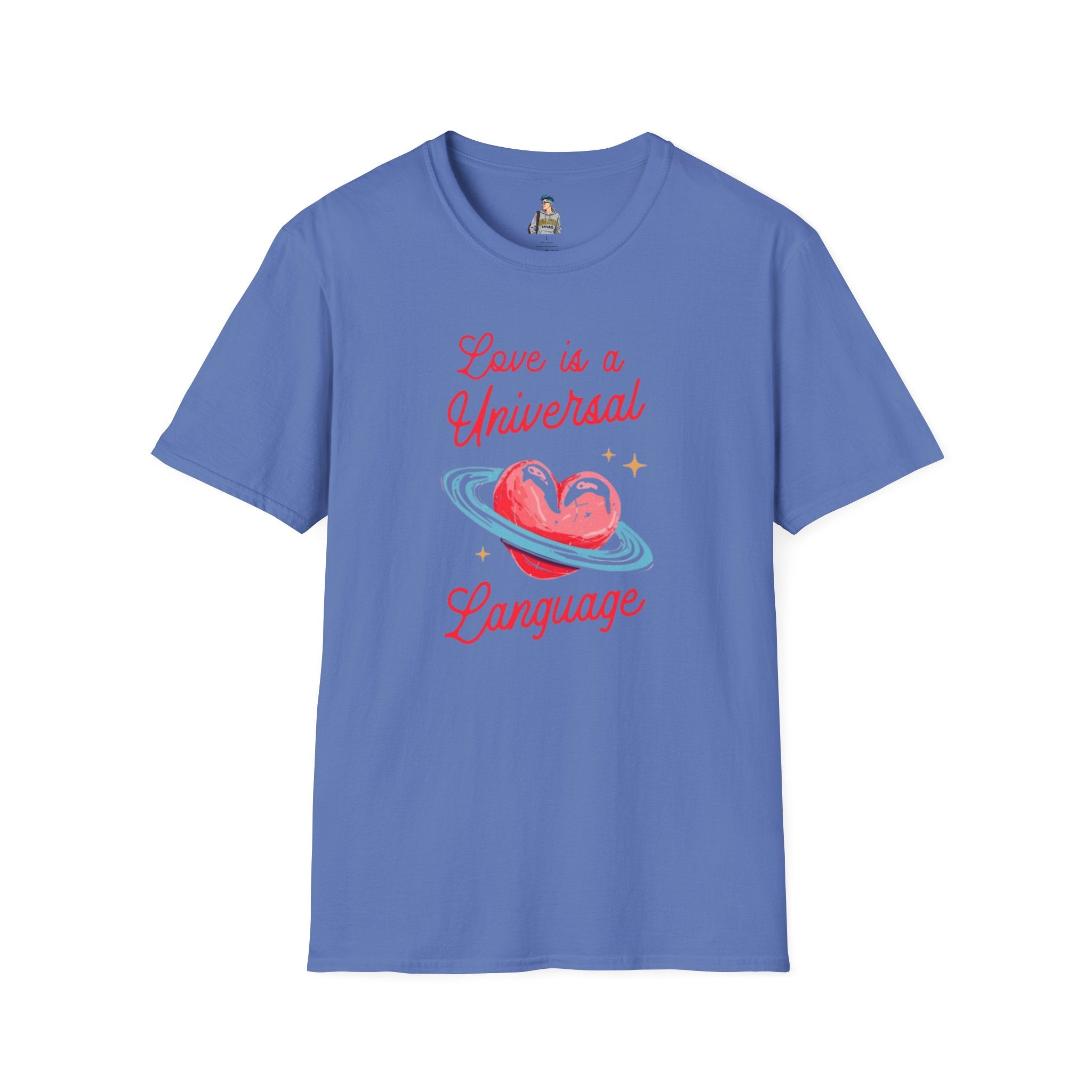 Unisex Softstyle T-Shirt - Love is a Universal Language Tee for Positive Vibes