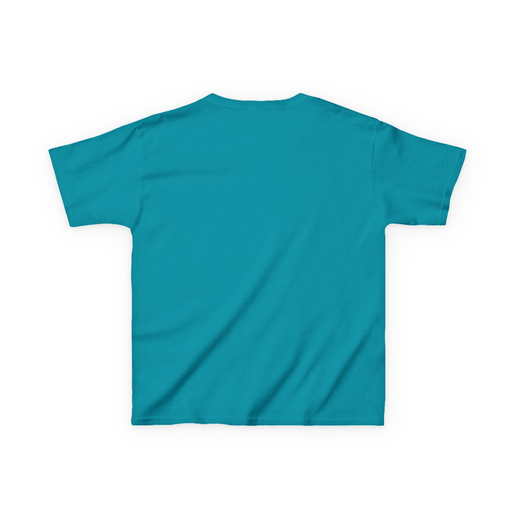Colorful Fractal Lion Kids Heavy Cotton Tee