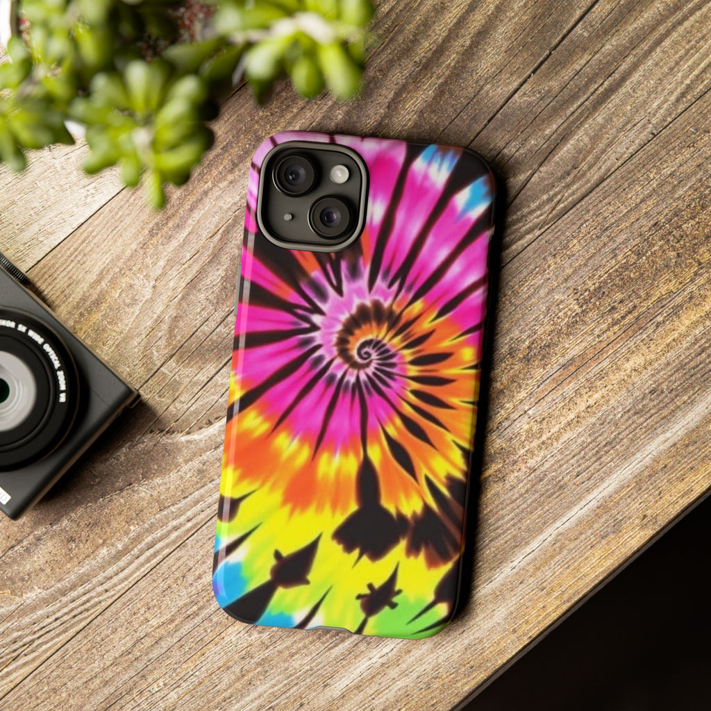 Tie-Dye Spiral Phone Case for iPhone