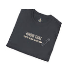 Safety Pin Know That You Are Loved Inspirational Tee Unisex Softstyle T-Shirt