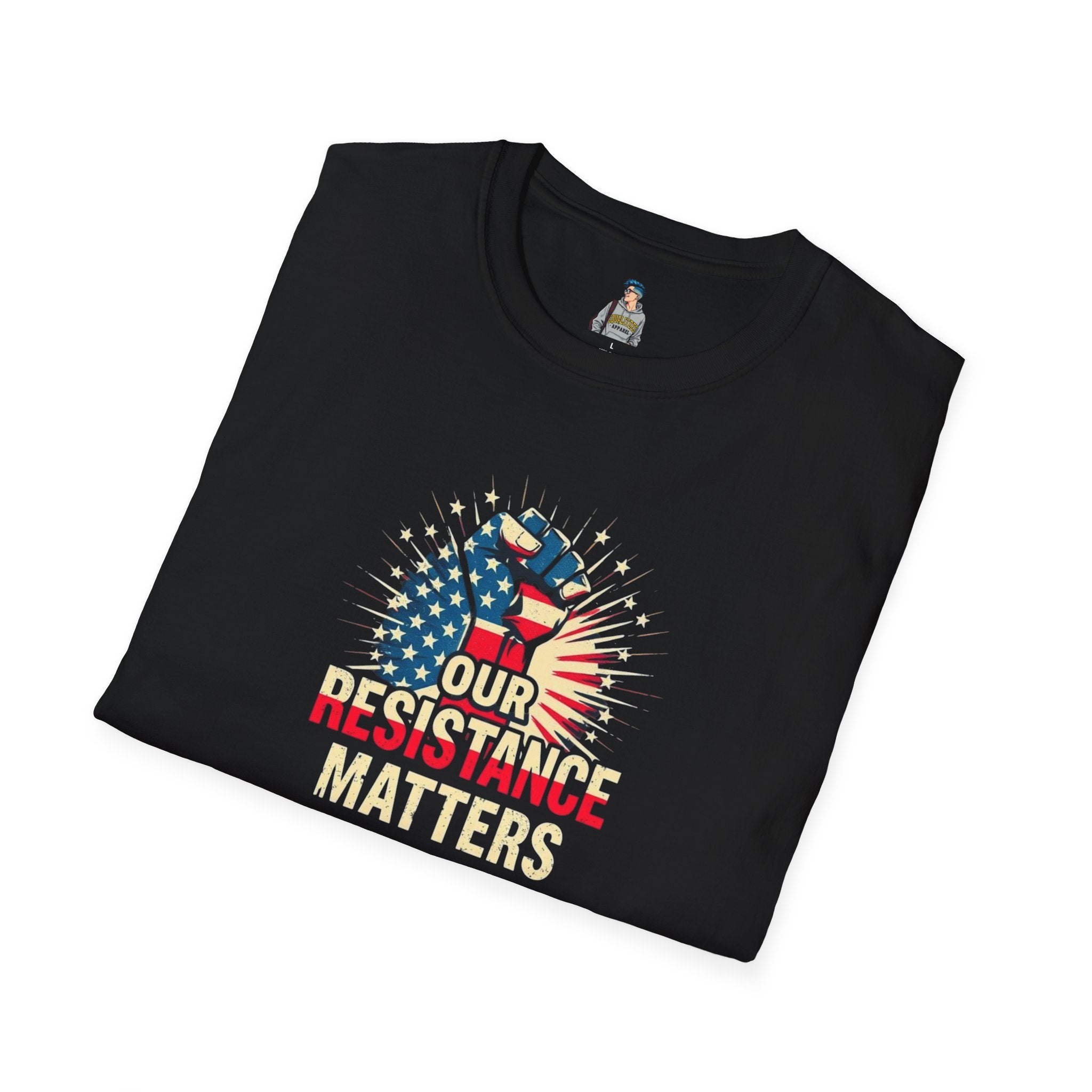 Patriotic Activism T-Shirt - Our Resistance Matters & Save Democracy Designs
