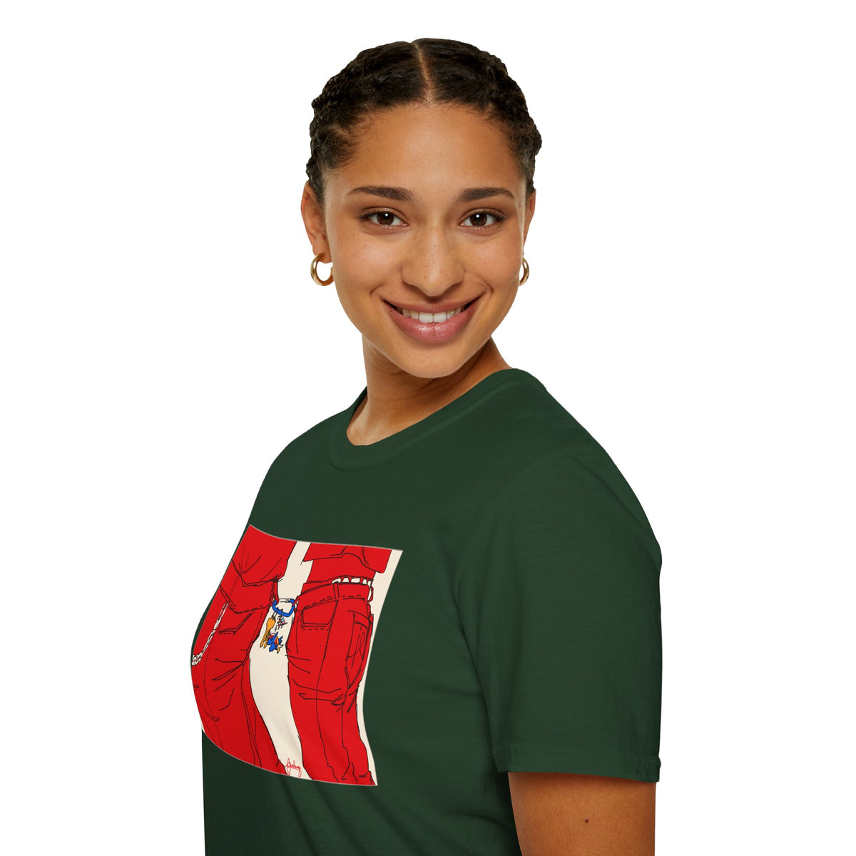 Red Jeans by Audrey Pride Tree Las Vegas T-Shirt