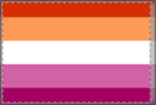 Double Sided Lesbian Pride Flag - Vibrant Rainbow Decorative Banner for Parades and Celebrations