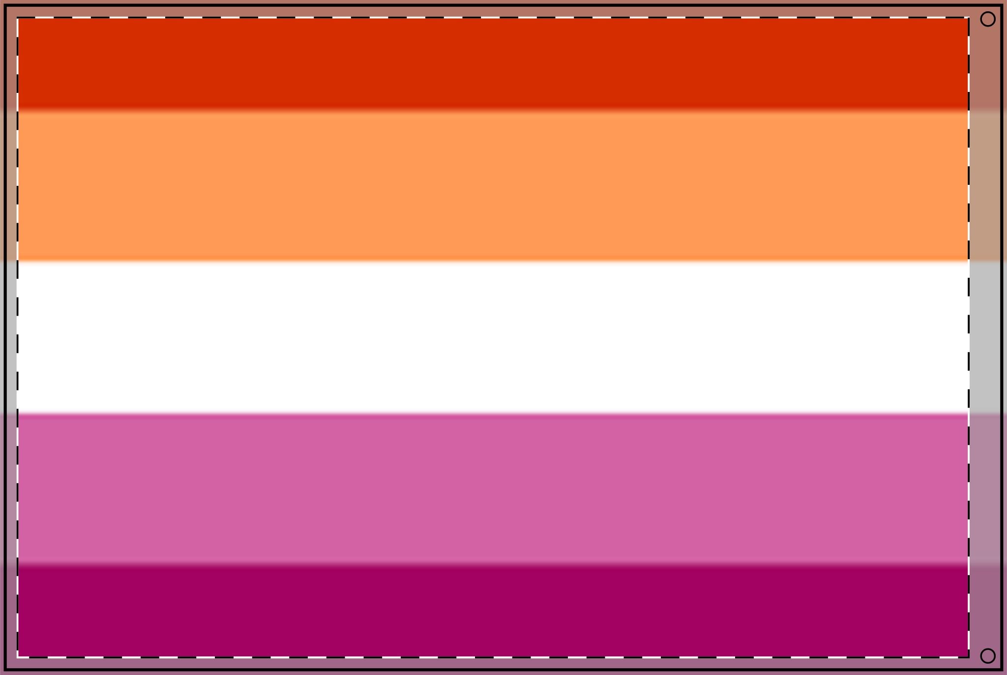 Double Sided Lesbian Pride Flag - Vibrant Rainbow Decorative Banner for Parades and Celebrations