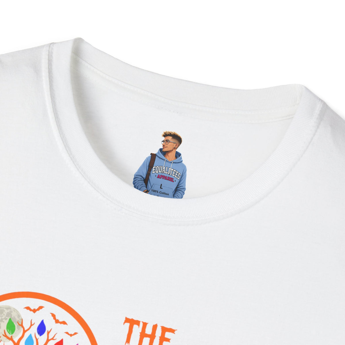 Orange Halloween Logo Pride Tree T-Shirt