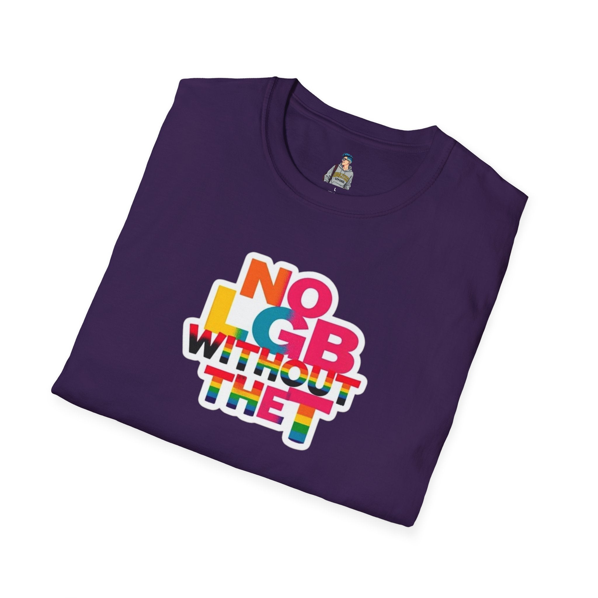 Unisex Softstyle T-Shirt - Trans Visibility No LGB Without the T Statement Tee