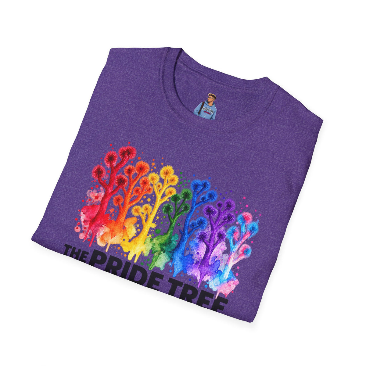 Pride Tree Las Vegas T-Shirt - Black Text