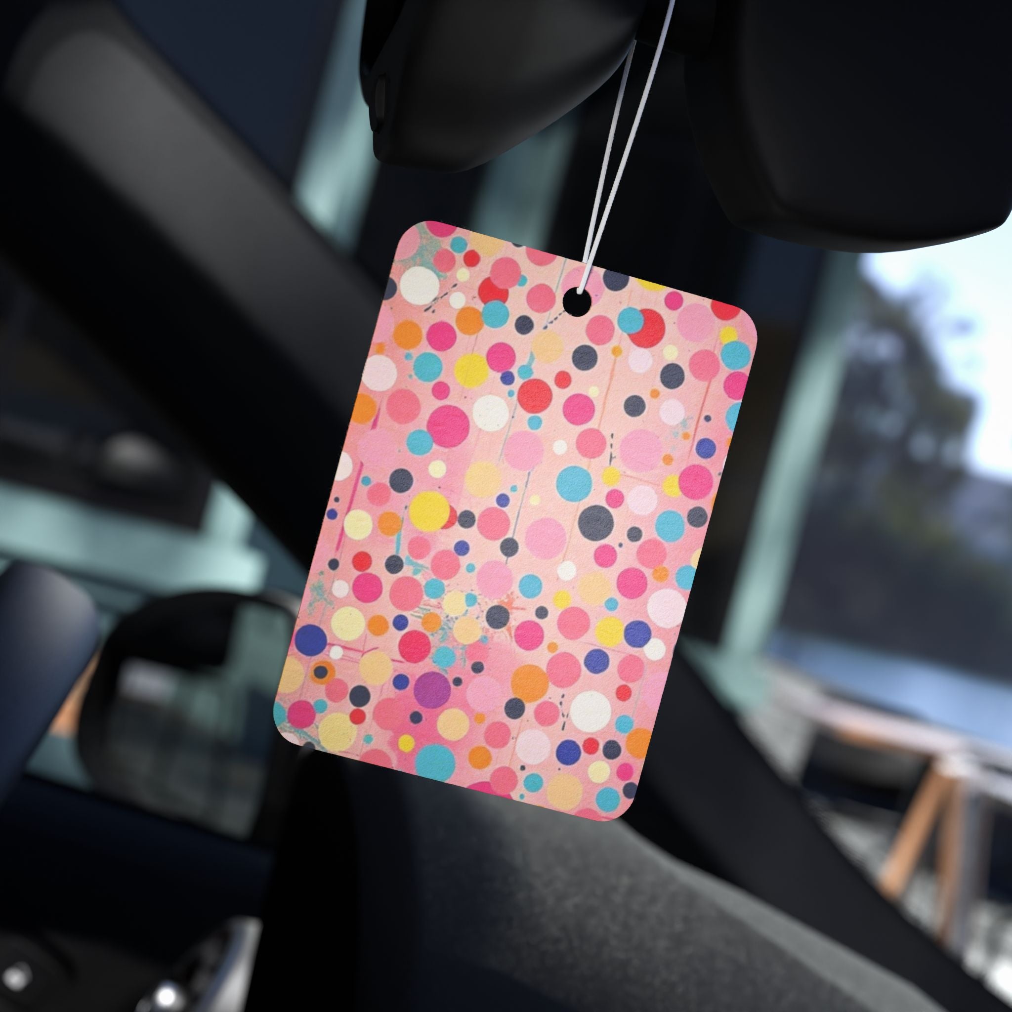 Dots and Splatters Car Air Freshener