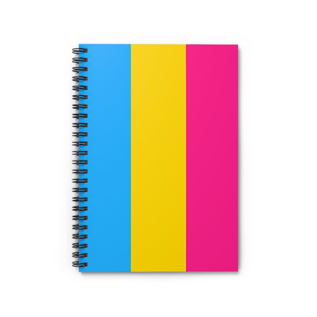 Pansexual Pride Spiral Notebook - Ruled Lines | Bright & Fun Stationery for Students & Creative Minds