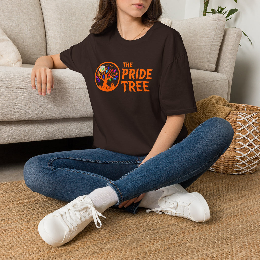 Orange Halloween Logo Pride Tree T-Shirt