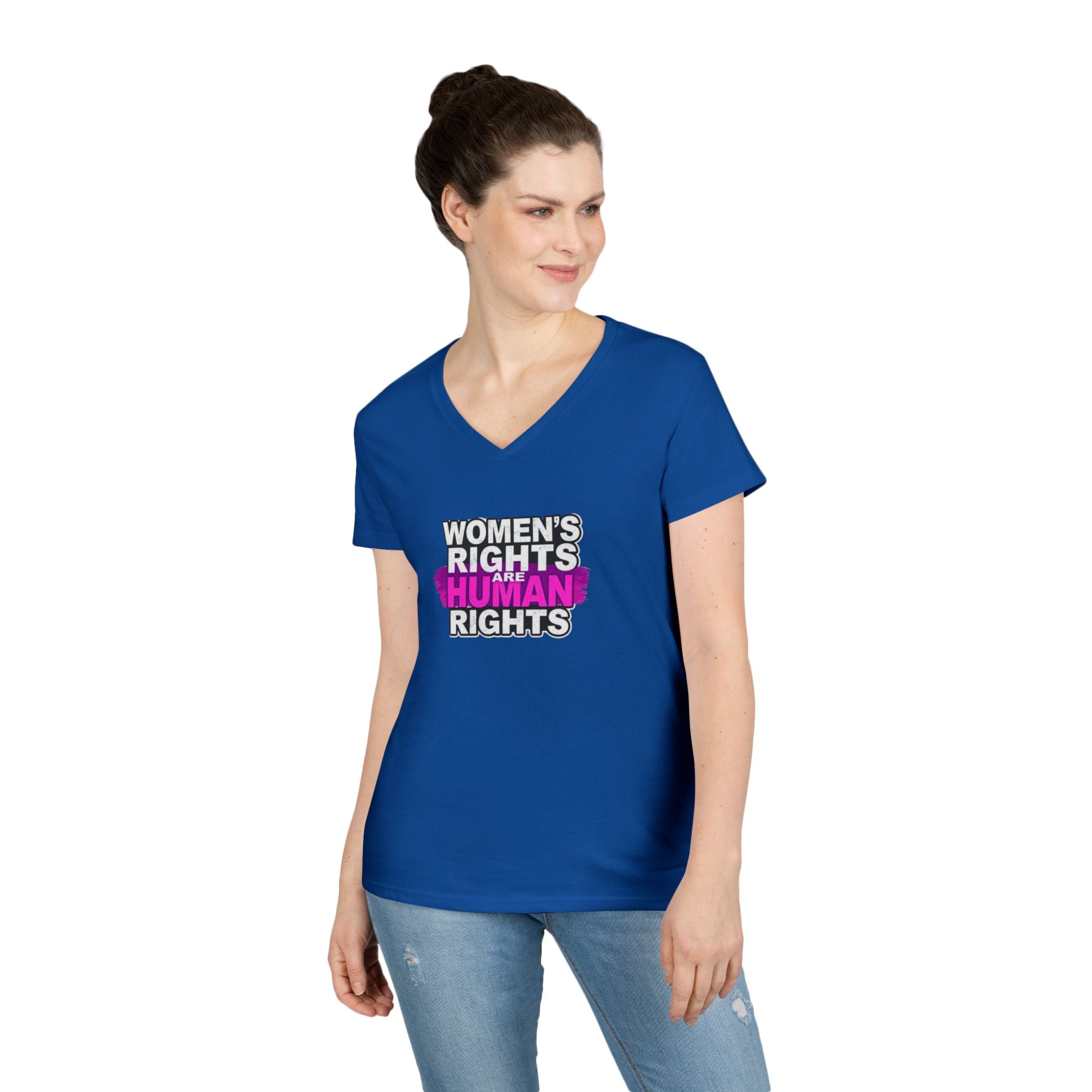 Women's Rights Protest V-Neck T-Shirt