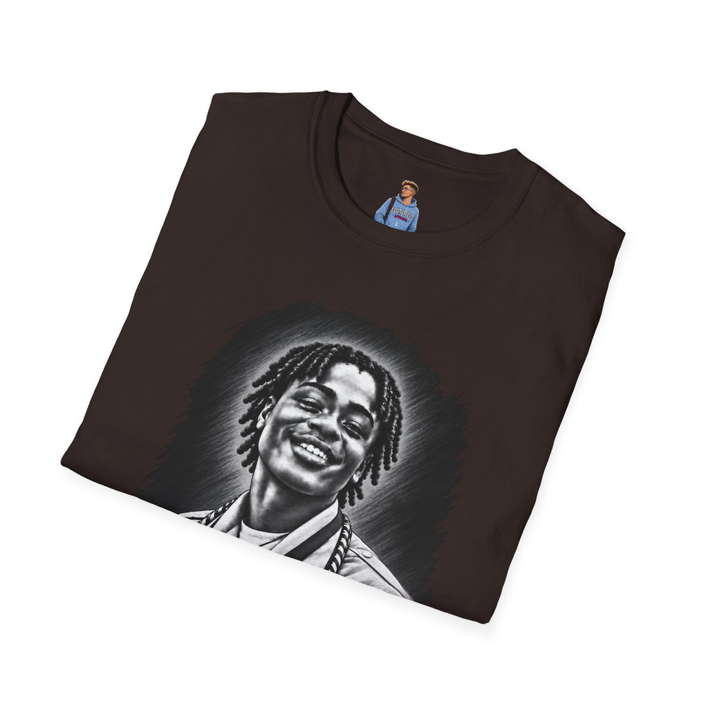 Smiling Portrait Front - In Memory of Pierre Damas Bel T-Shirt