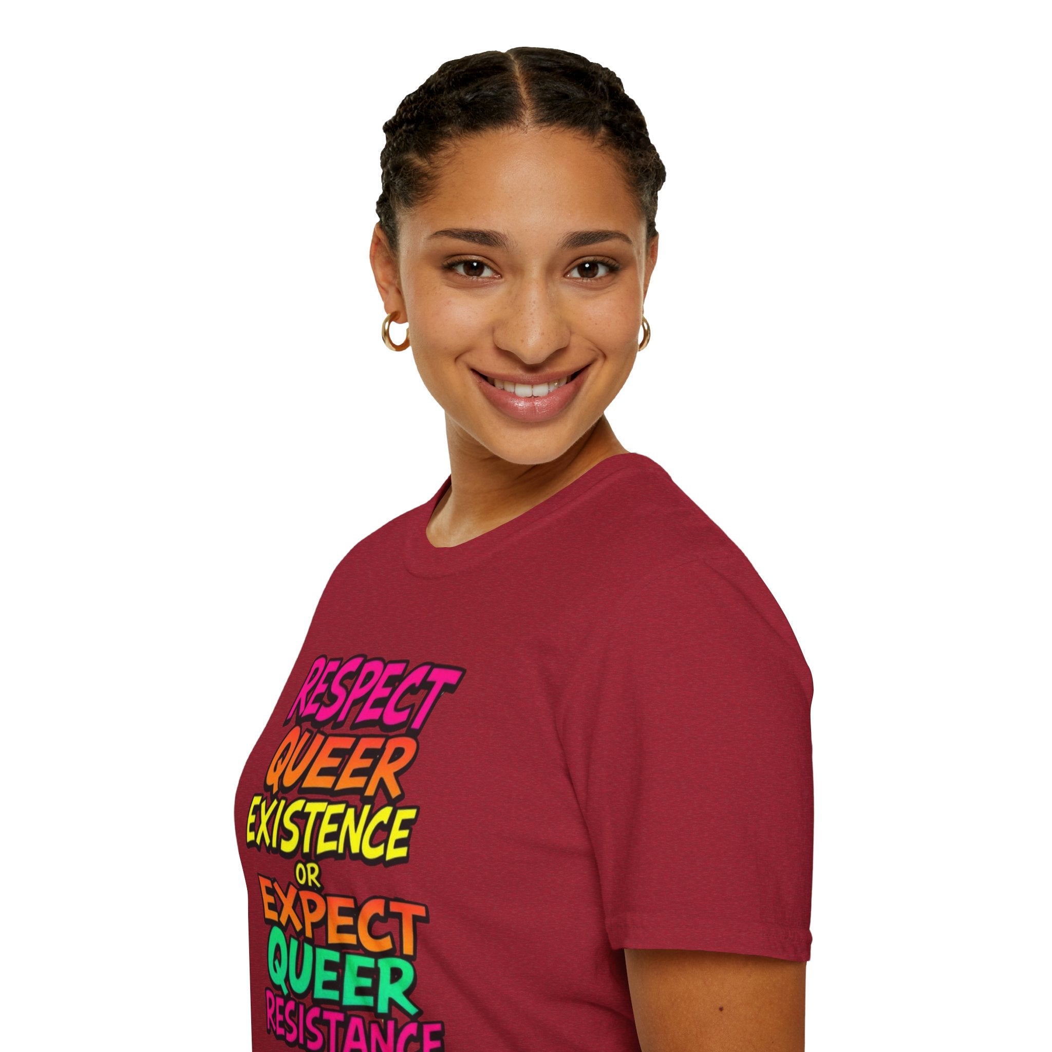 Respect Queer Existence or Expect Queer Resistance T-Shirt