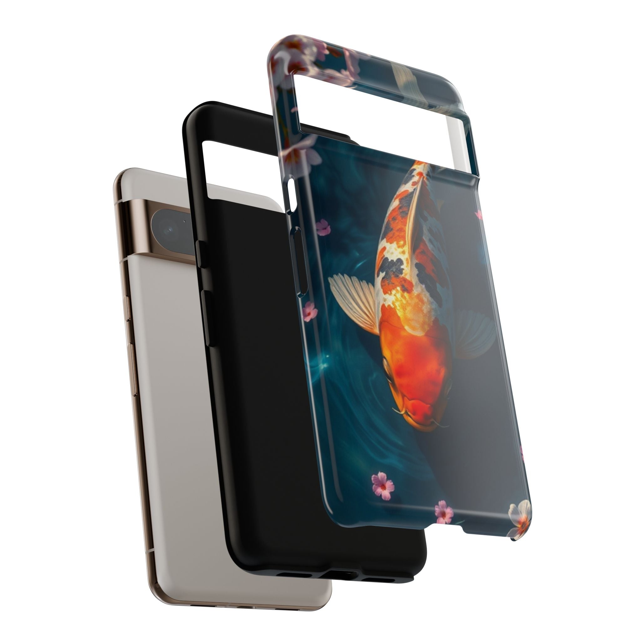Peaceful Koi Cherry Blossom Tough Cases For Android & iPhone