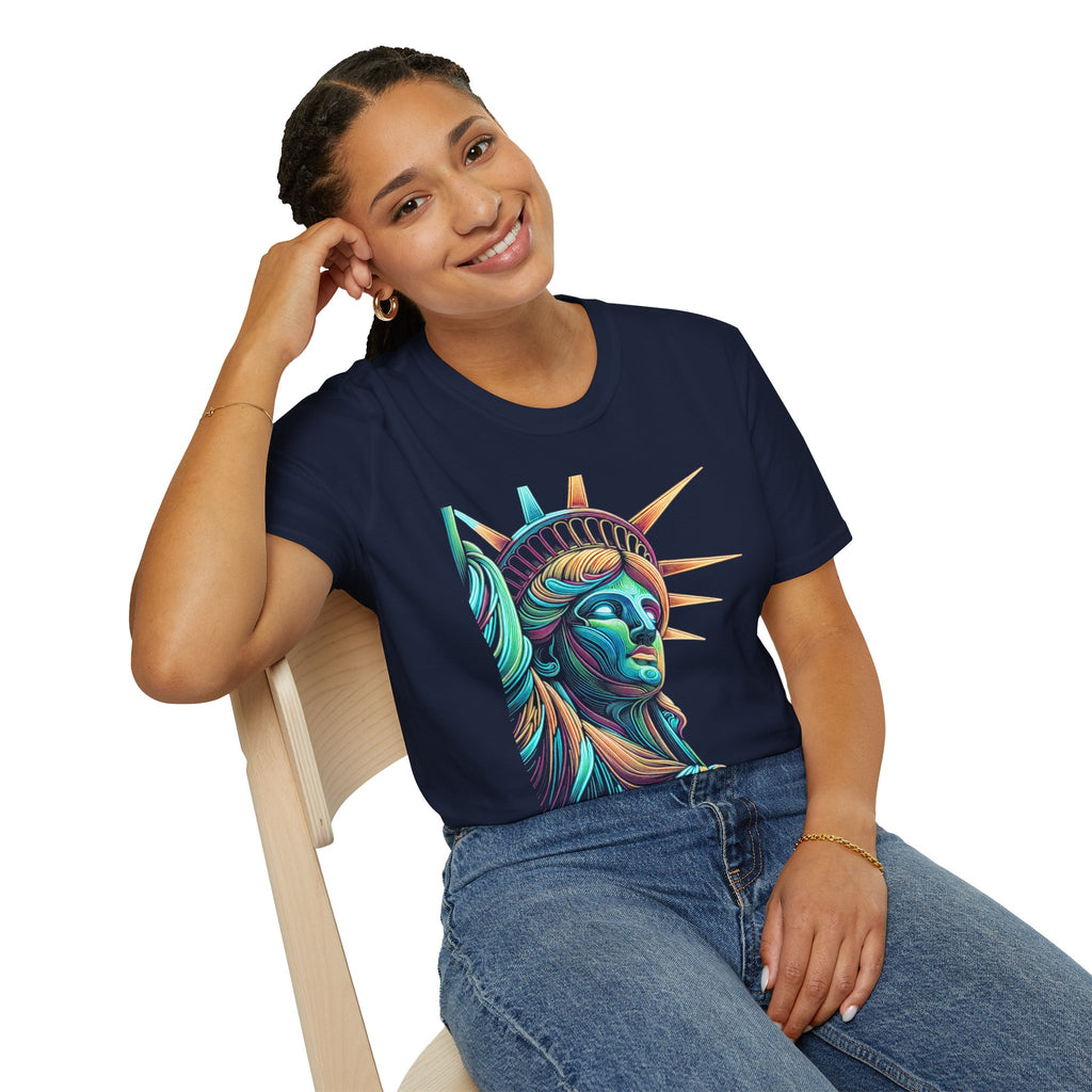 Lady Liberty - Softstyle Unisex T-Shirt