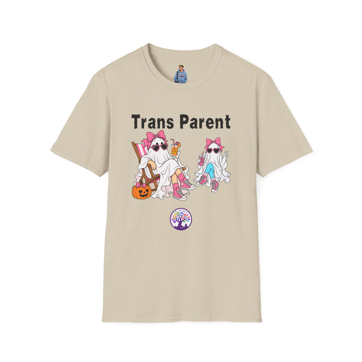 Trans Parent 1 Halloween Pride Tree Las Vegas T-Shirt