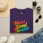 Make Good Trouble' Rainbow T-Shirt