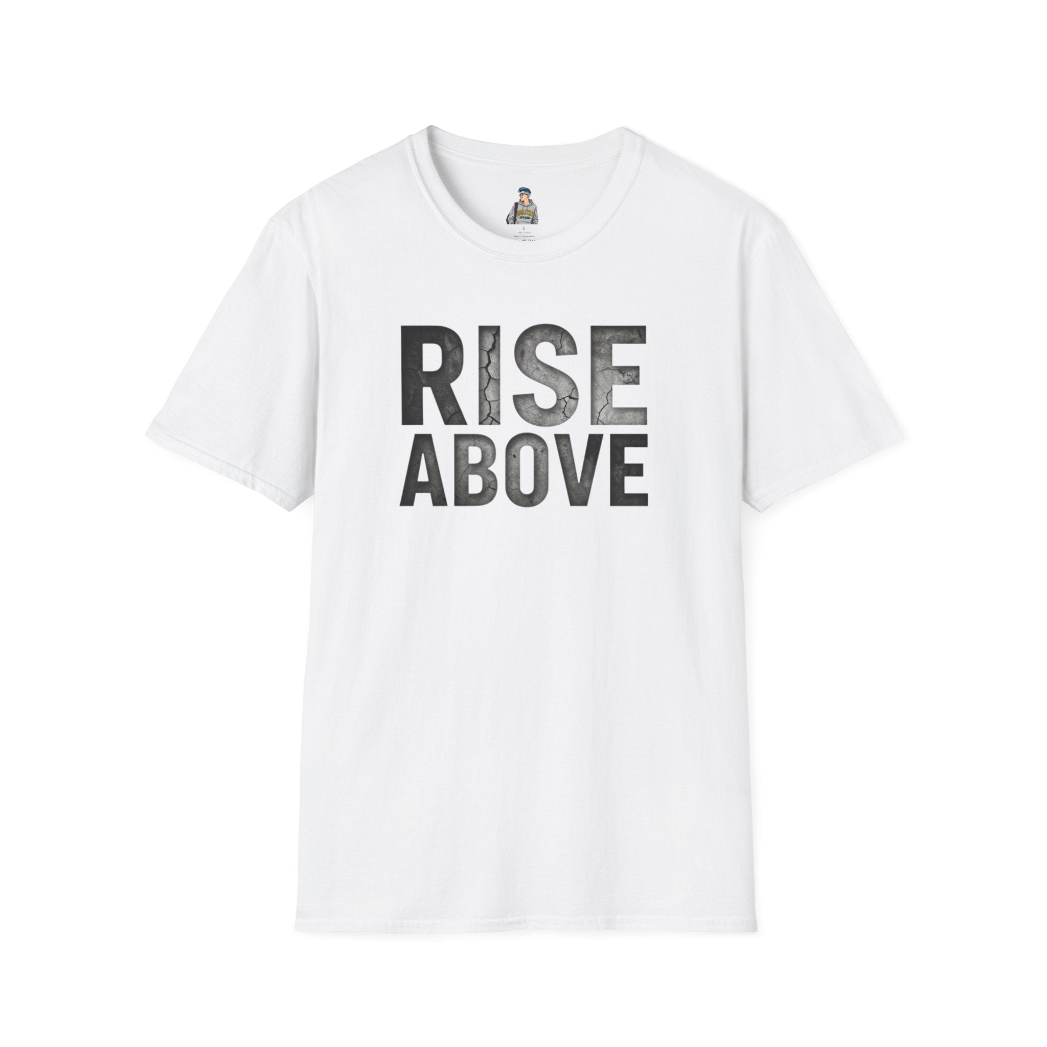 Rise Above Motivational Graphic T-Shirt