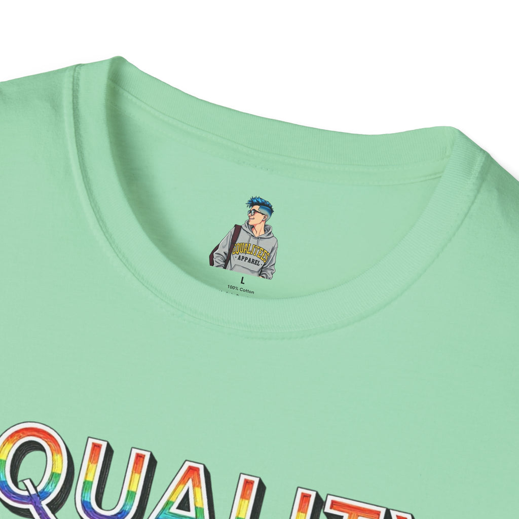 Equality is Greater Than Division T-Shirt — Rainbow Pride Graphic Tee