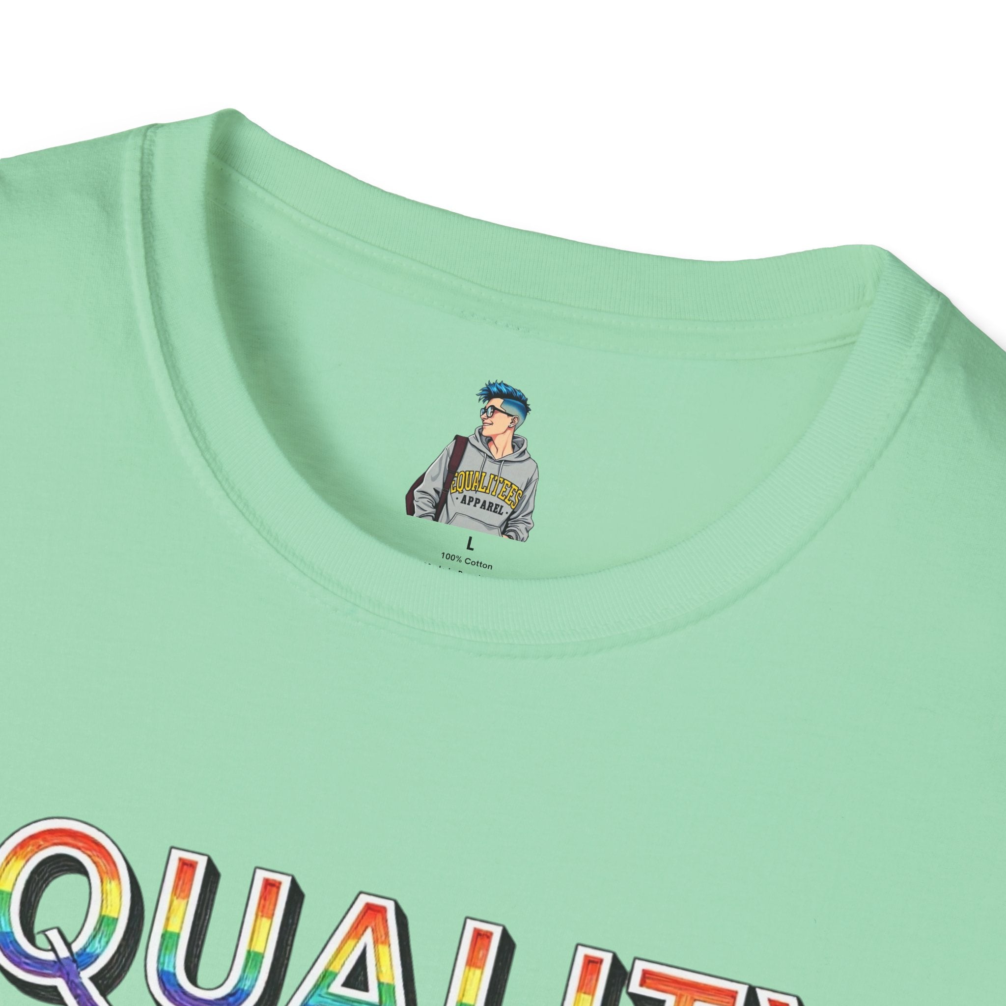 Equality is Greater Than Division T-Shirt — Rainbow Pride Graphic Tee